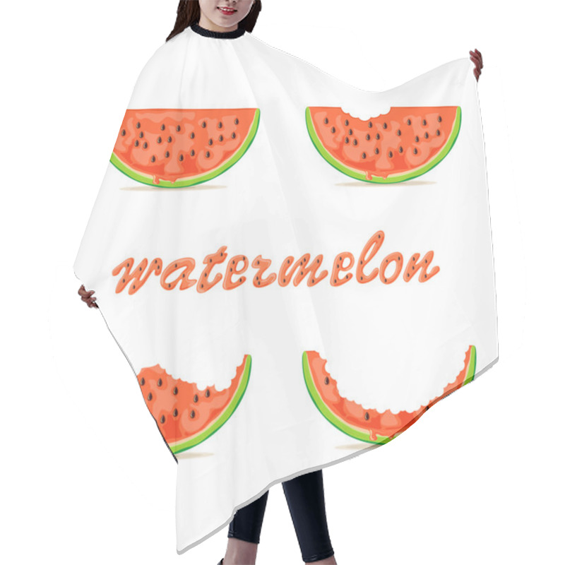 Personality  Set Of Watermelons Hair Cutting Cape