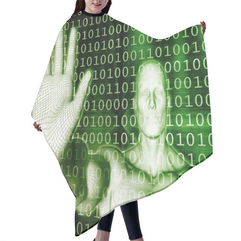 Personality  Data Protection Hair Cutting Cape