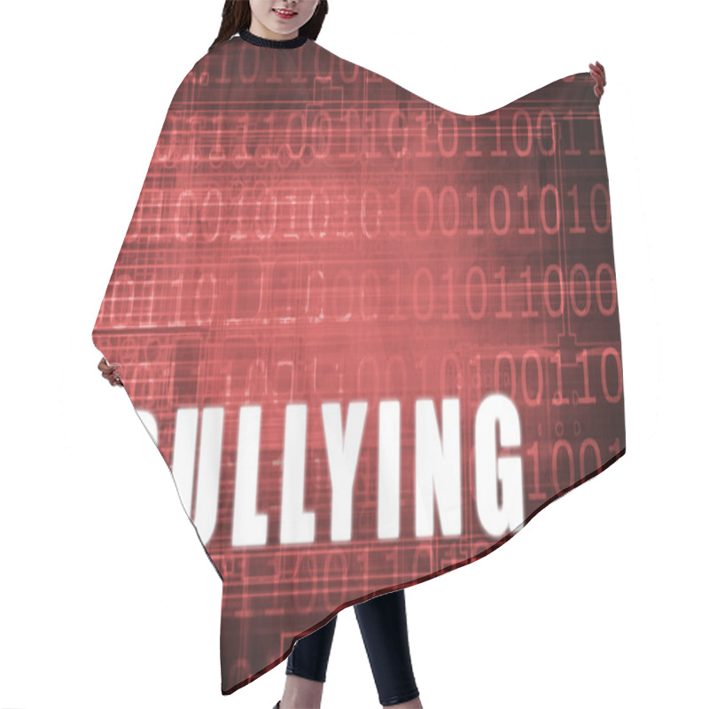 Personality  Cyber Bullying Hair Cutting Cape