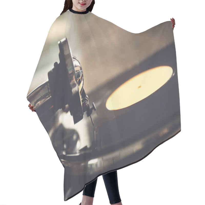 Personality  Old Gramophone Player  Hair Cutting Cape