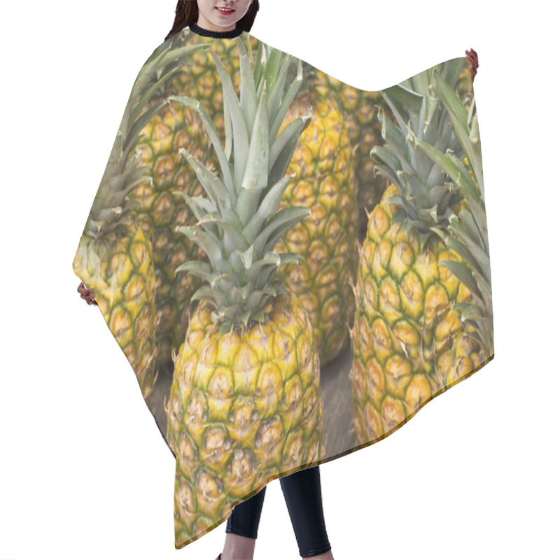 Personality  Pineapple Display Hair Cutting Cape