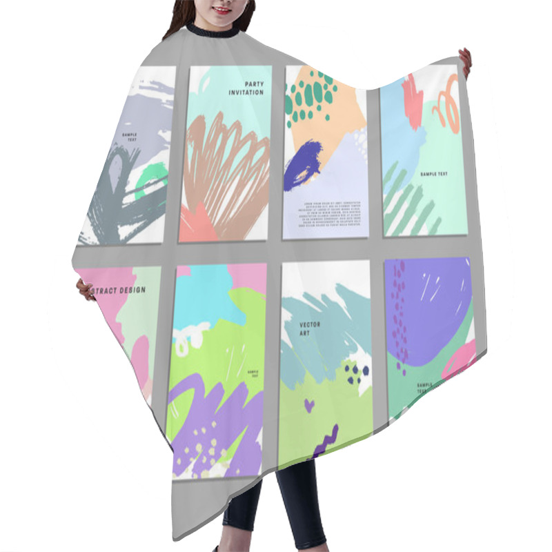 Personality  Artistic Creative Templates Hair Cutting Cape