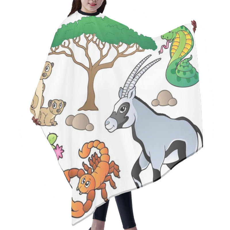 Personality  Savannah Animals Collection 1 Hair Cutting Cape