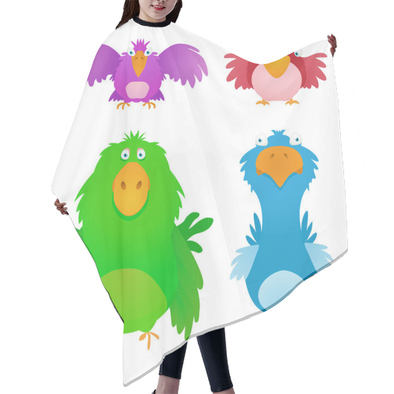 Personality  Cute Birds Hair Cutting Cape