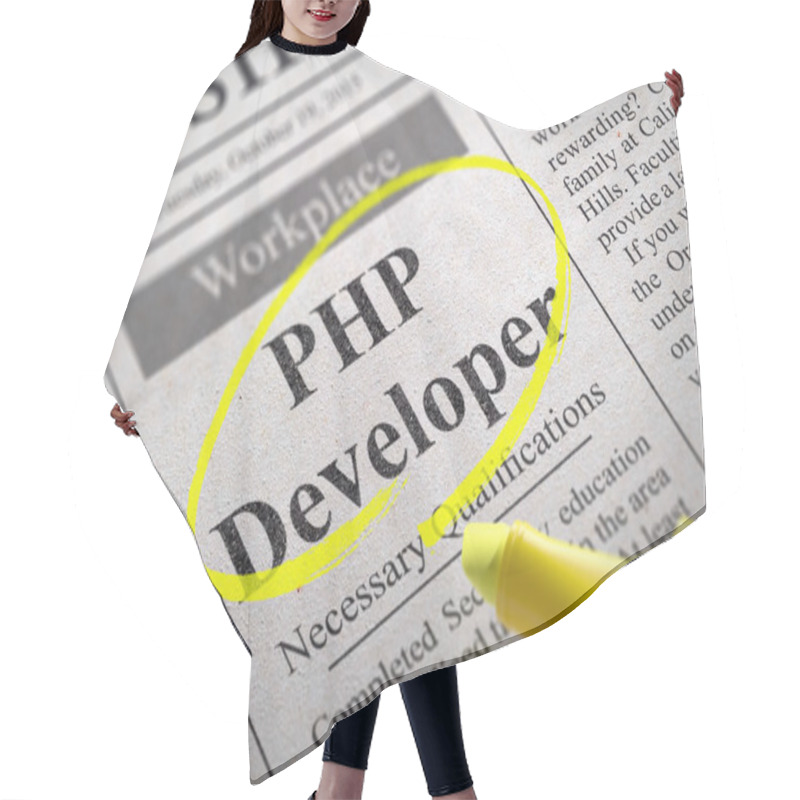 Personality  PHP Developer Vacancy In Newspaper. Hair Cutting Cape