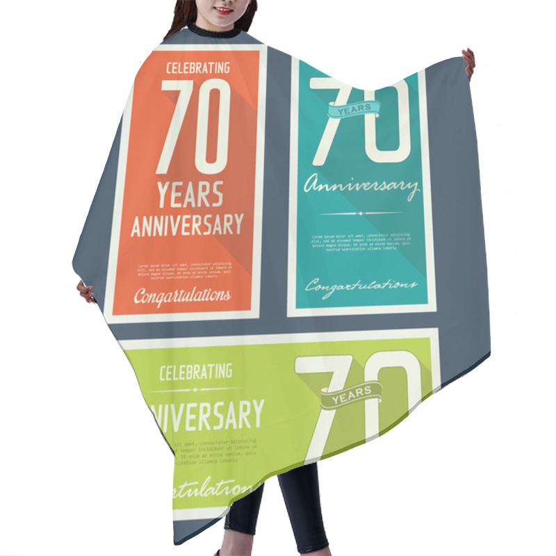 Personality  Anniversary Label Collection Hair Cutting Cape