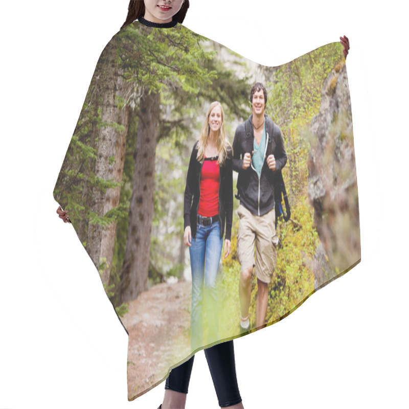 Personality  Camping Hiking Man And Woman Hair Cutting Cape