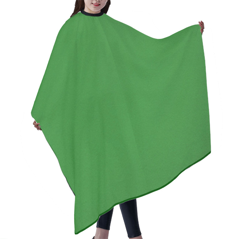 Personality  Green Background With Paper Texture, Horizontal, Blank Space Hair Cutting Cape