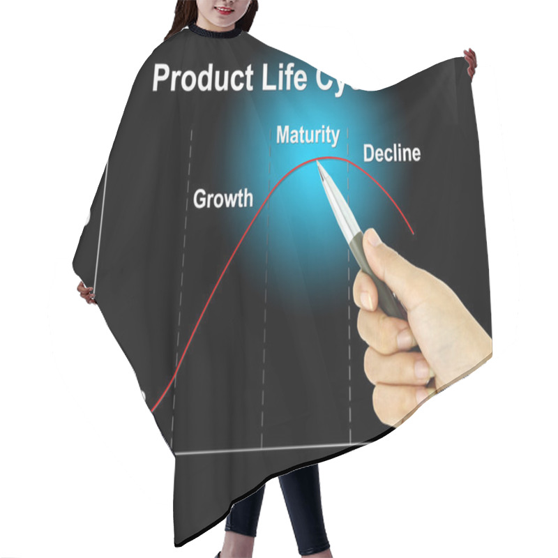 Personality  A Pen Pointer Product Life Cycle Chart Hair Cutting Cape