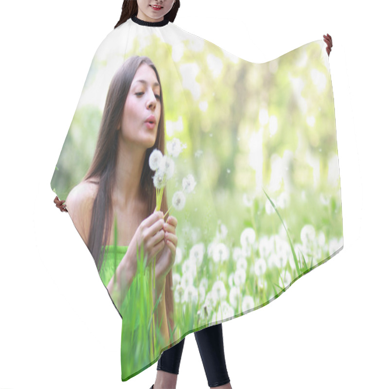 Personality  Spring Beauty Girl Hair Cutting Cape