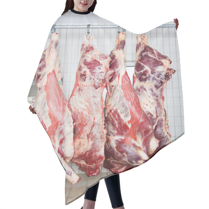 Personality  Peeled Pork Hanging In The Hook Hair Cutting Cape