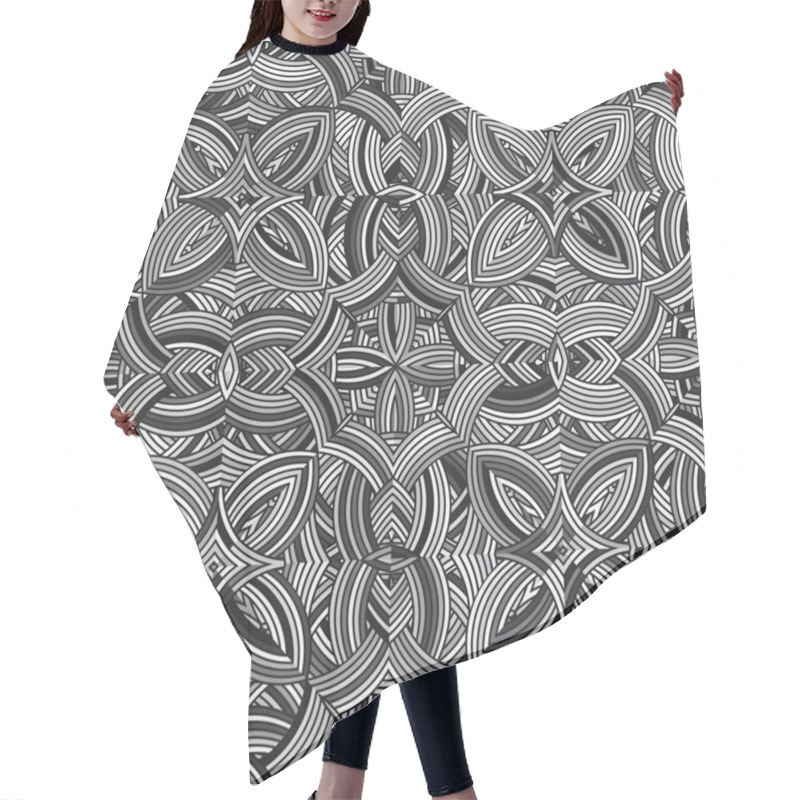 Personality  Ethnic Seamless Pattern Ornament Print Design Hair Cutting Cape