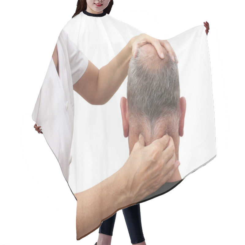 Personality  Massaging Tight Neck Muscles Hair Cutting Cape