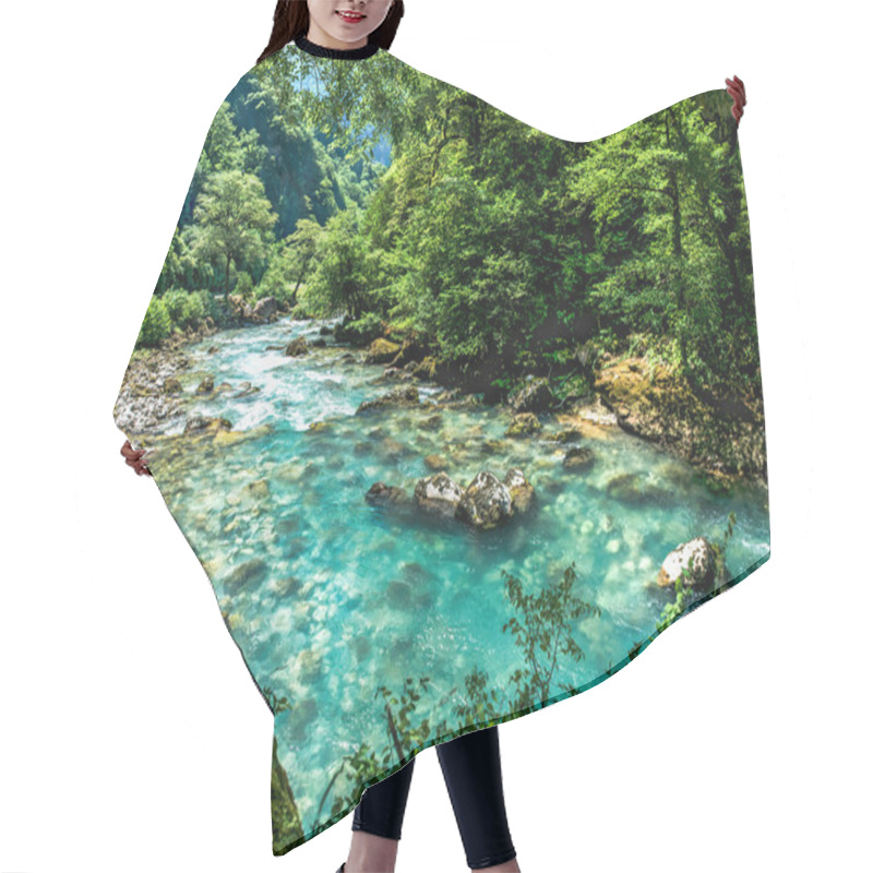 Personality  Rits's Lake Abkhazia Panoramic View Hair Cutting Cape