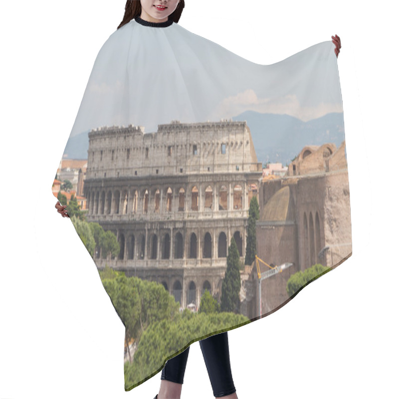 Personality  Colosseum Of Rome, Italy Hair Cutting Cape