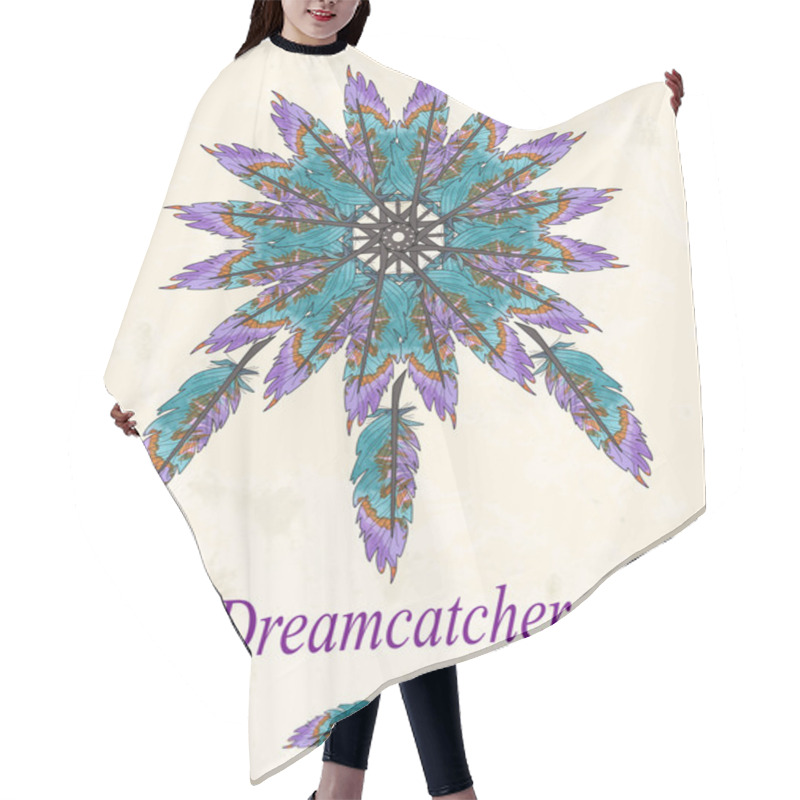 Personality  Background Of Dream Catcher. Hair Cutting Cape