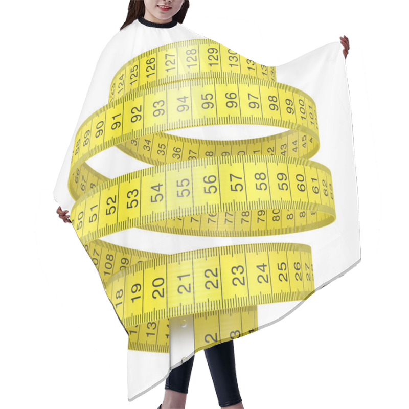 Personality  Tape Measure Hair Cutting Cape