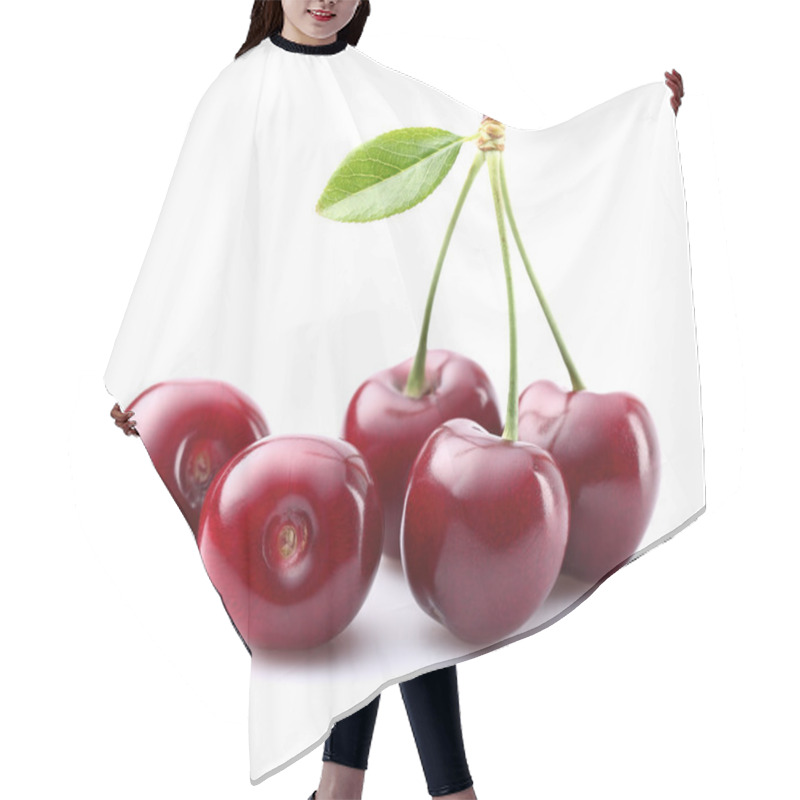 Personality  Cherry With Leaf Hair Cutting Cape