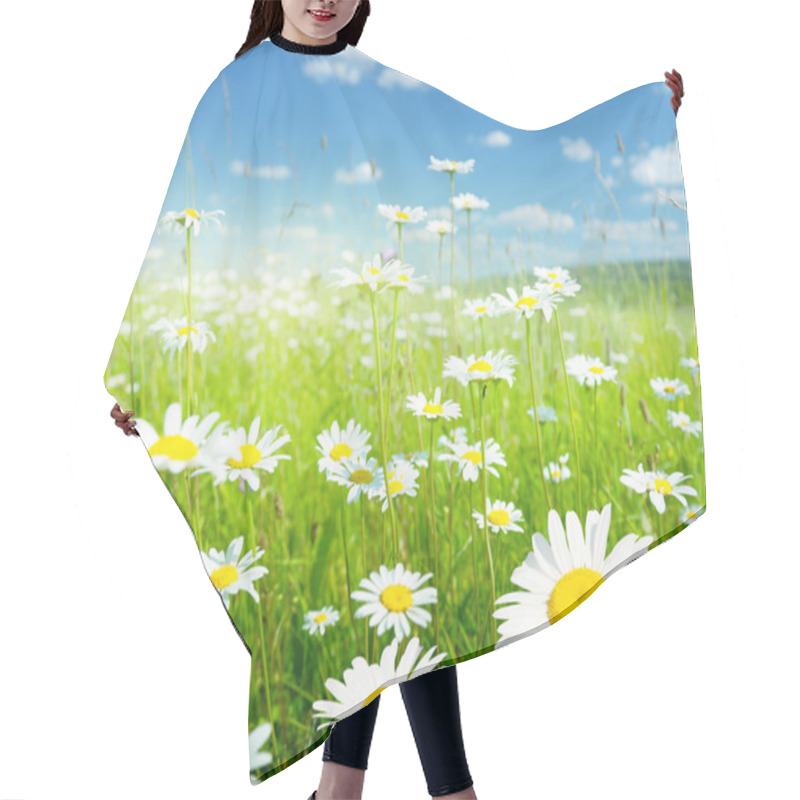 Personality  Field Of Summer Flowers Hair Cutting Cape