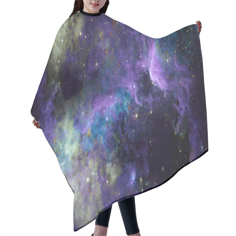 Personality  Starry Deep Outer Space - Nebula And Galaxy. Elements Of This Image Furnished By NASA. Hair Cutting Cape