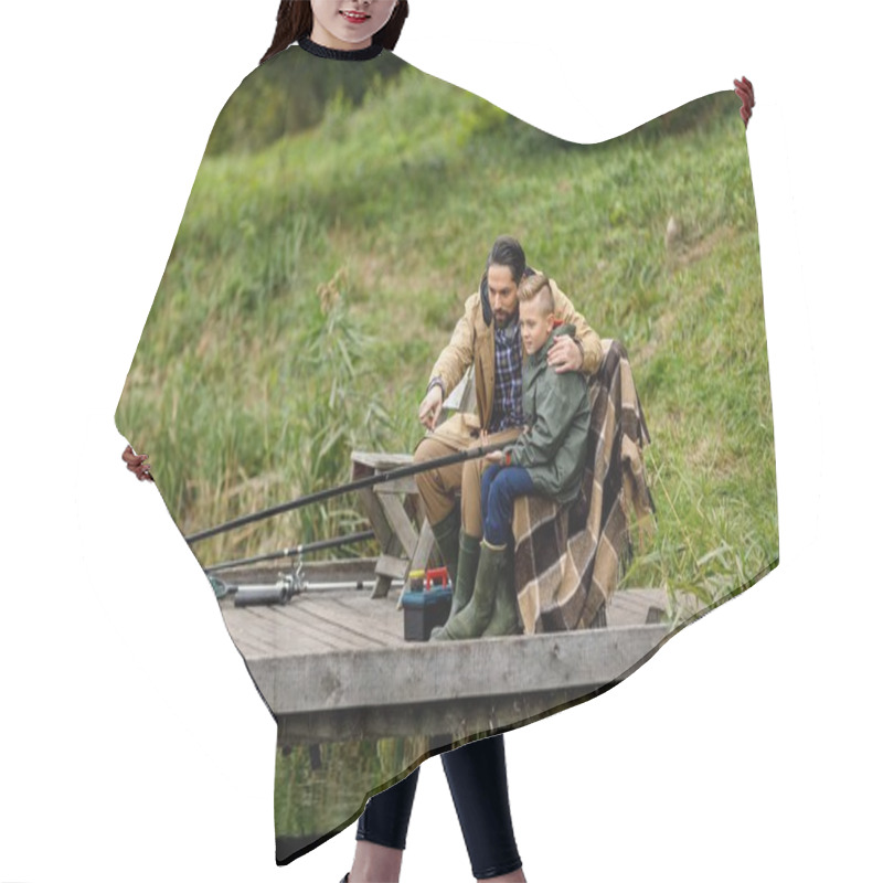 Personality  Fishing Hair Cutting Cape