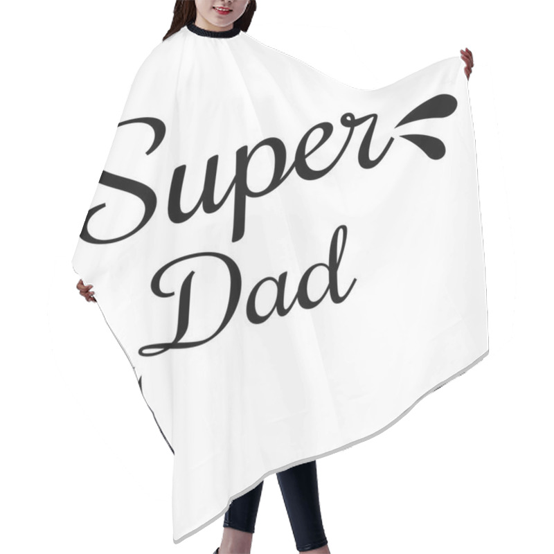 Personality  Abstract Super Dad Hair Cutting Cape