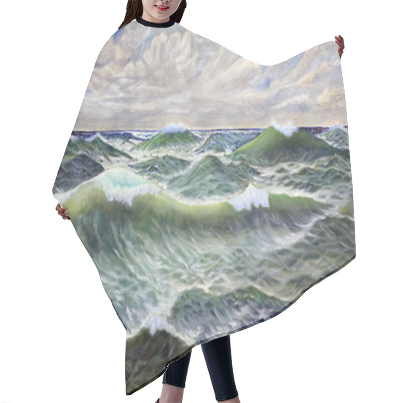 Personality  Wild Sea Hair Cutting Cape