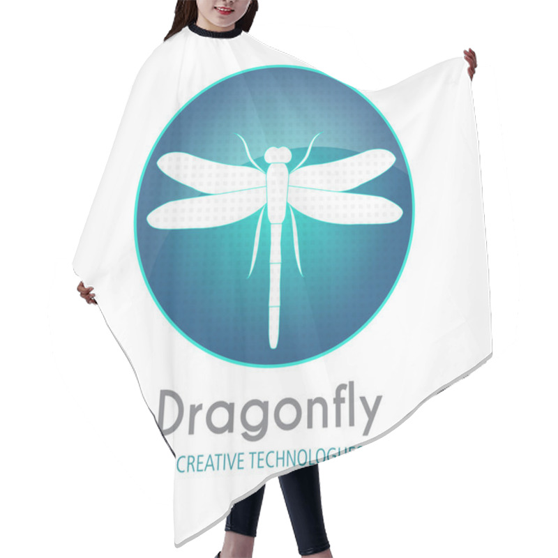 Personality  Fragonfly Business Sign Template Hair Cutting Cape