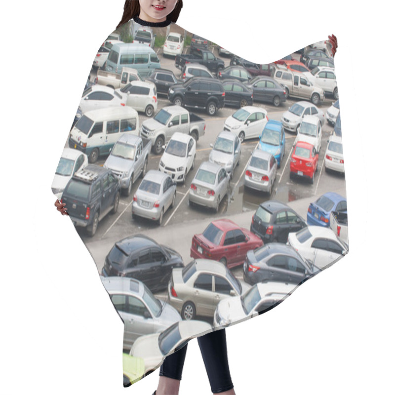 Personality  Cars Park Hair Cutting Cape