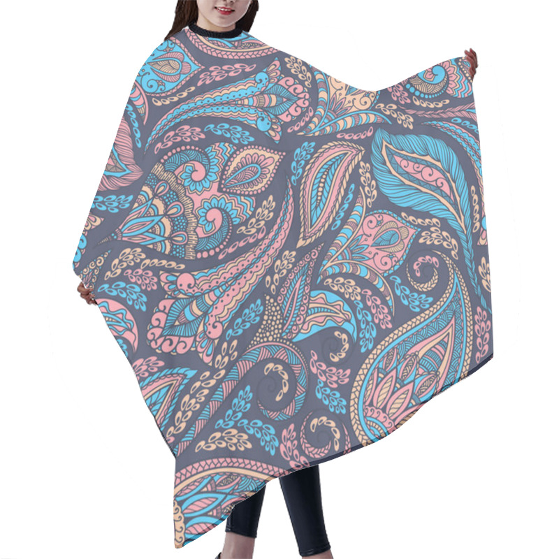 Personality  Paisley Pattern Hair Cutting Cape