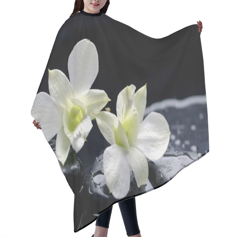 Personality  Spa Flower Hair Cutting Cape