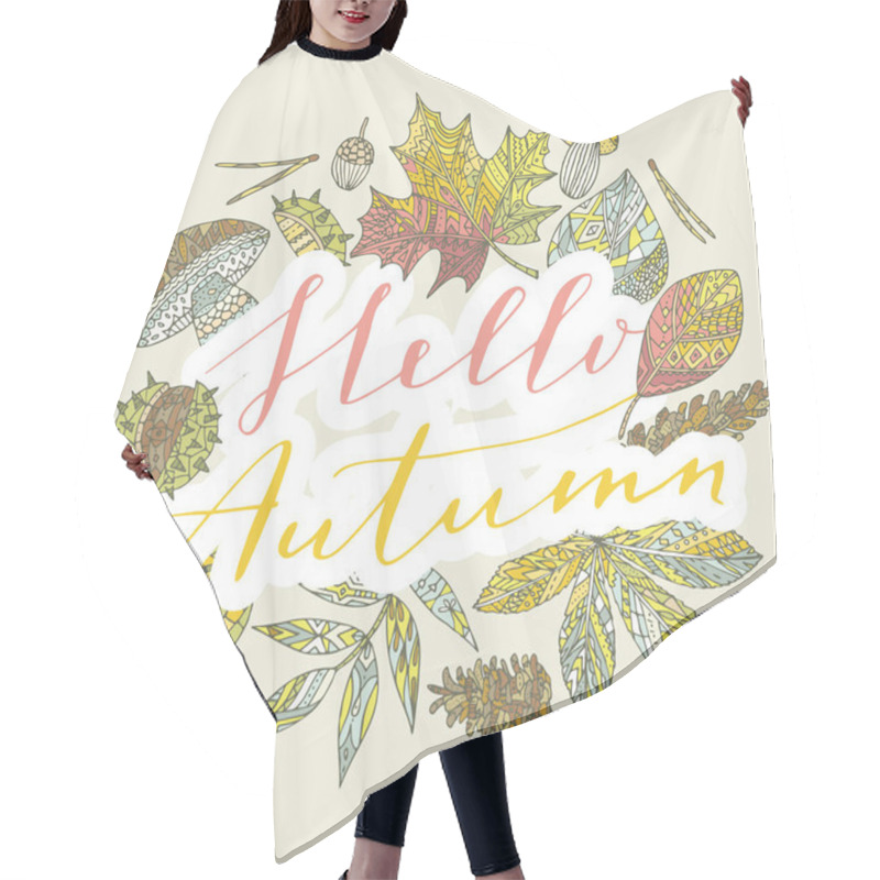 Personality  Hello Autumn. Hair Cutting Cape