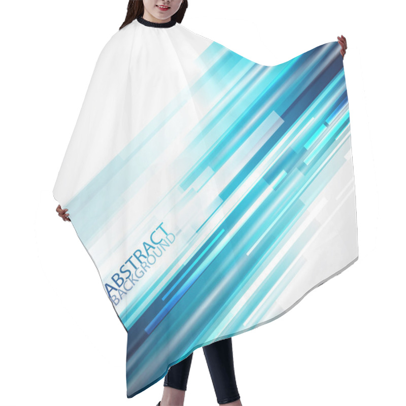 Personality  Abstract Lines Background Hair Cutting Cape