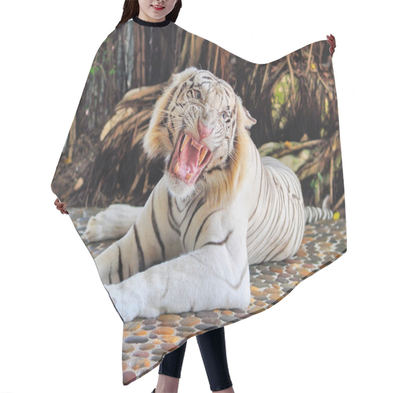 Personality  Tiger Hair Cutting Cape