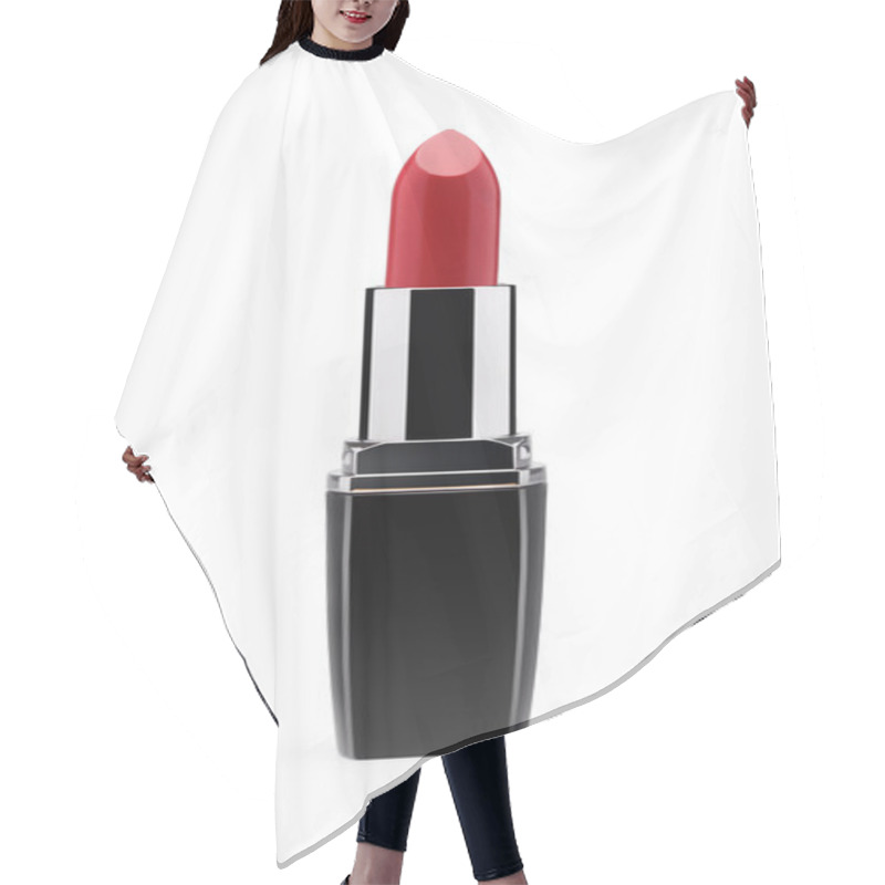 Personality  Red Lipstick Hair Cutting Cape