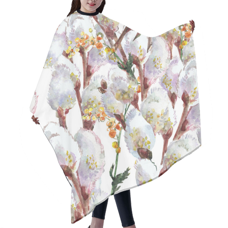 Personality  Willow Motif Hair Cutting Cape