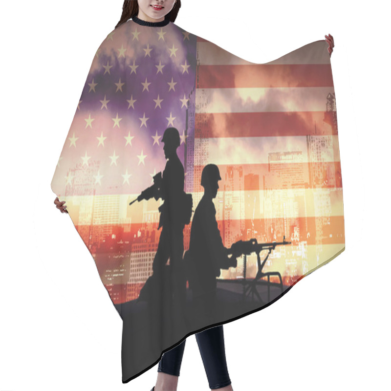 Personality  American WAR Hair Cutting Cape