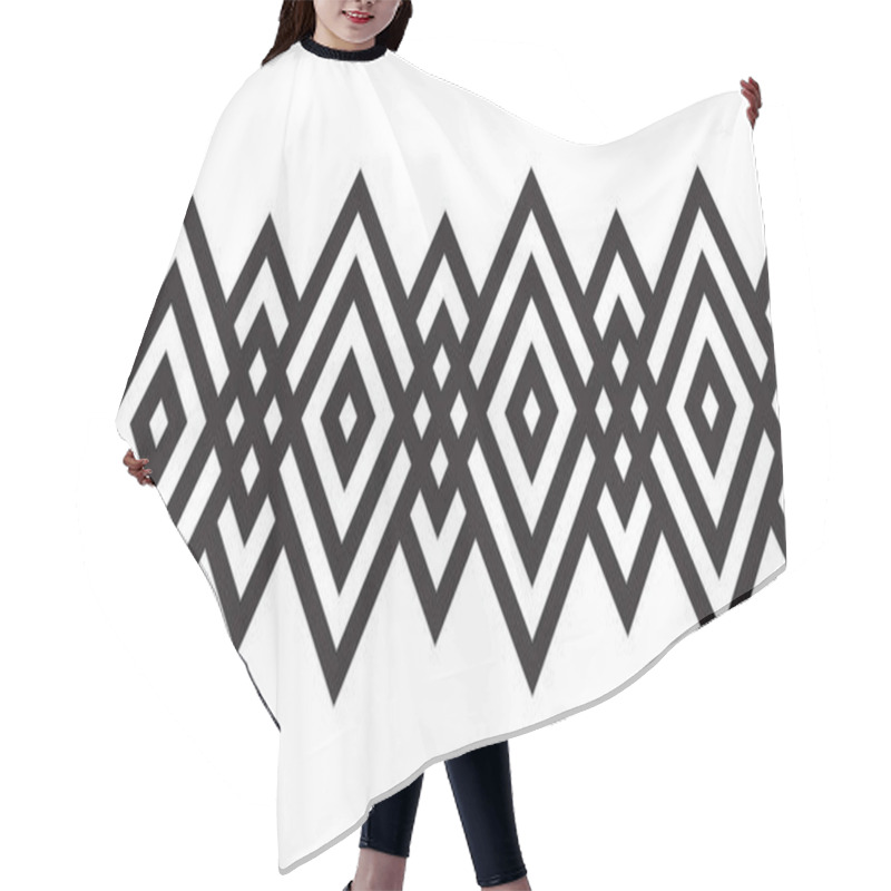 Personality  Geometric Pattern In Ethnic Style Seamless Pattern Eps Hair Cutting Cape