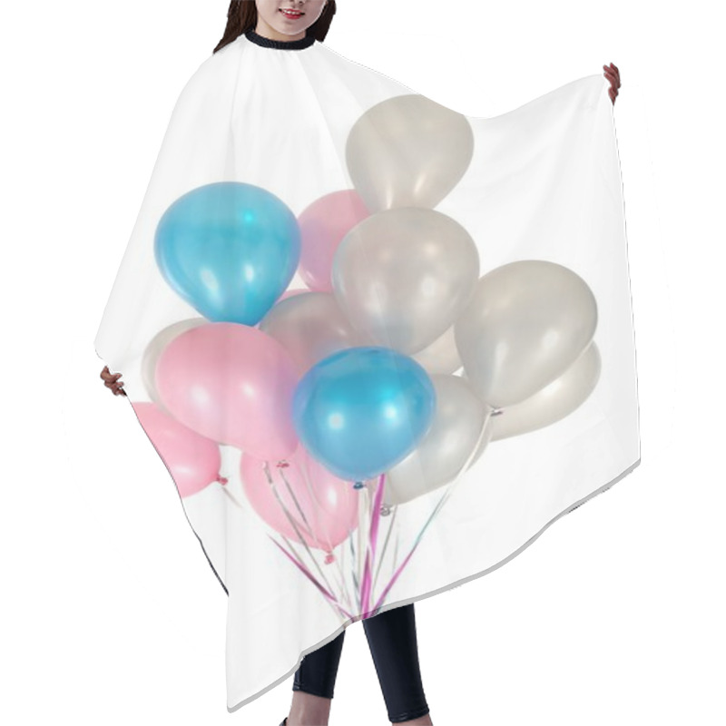 Personality  Balloons In Strings Hair Cutting Cape