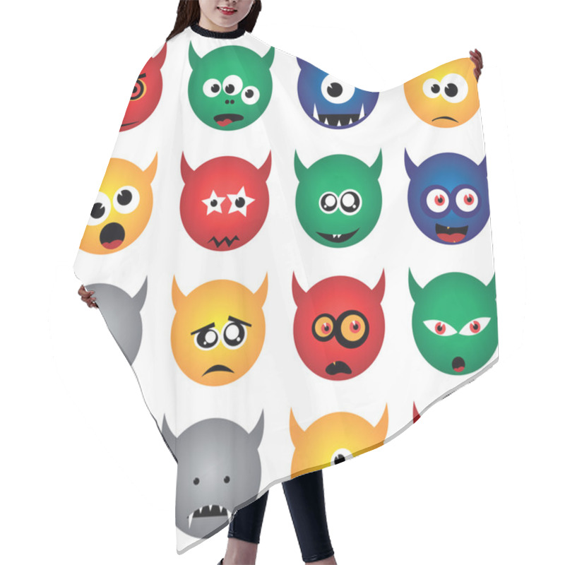 Personality  Monsters Hair Cutting Cape