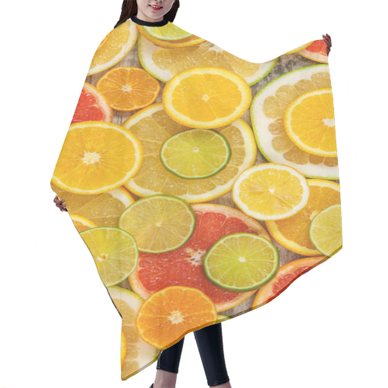 Personality  Citrus Fruits Background Hair Cutting Cape