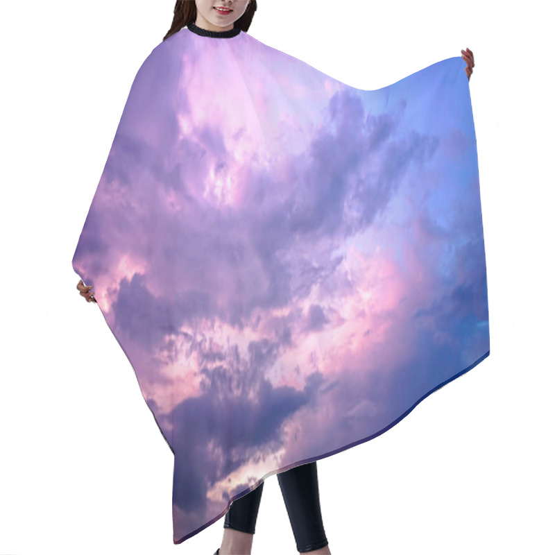 Personality  Evening Sky And Amazing Red Clouds Hair Cutting Cape