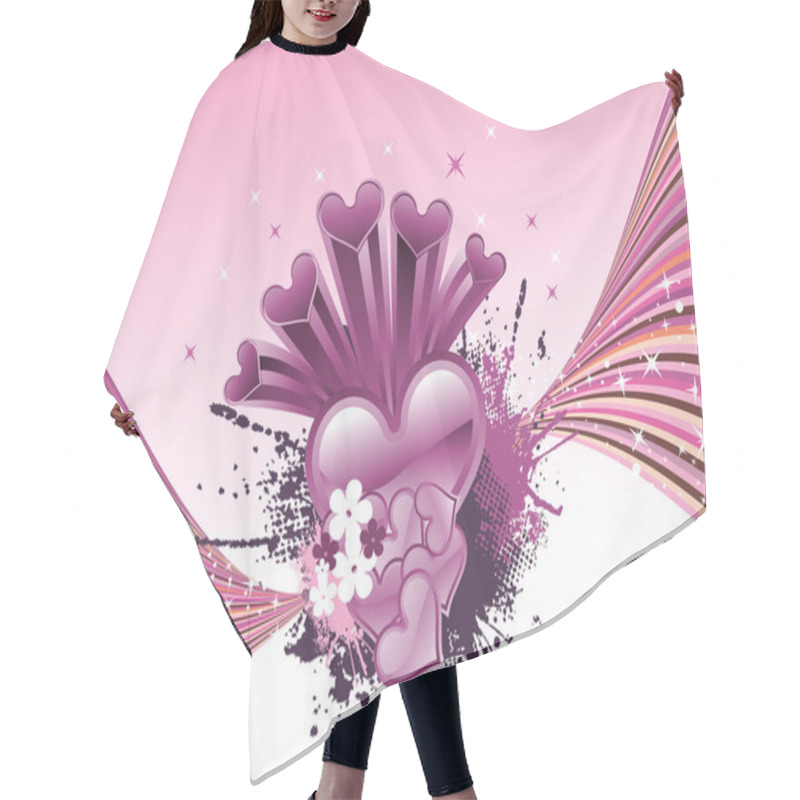 Personality  Background For Valentine Day Hair Cutting Cape