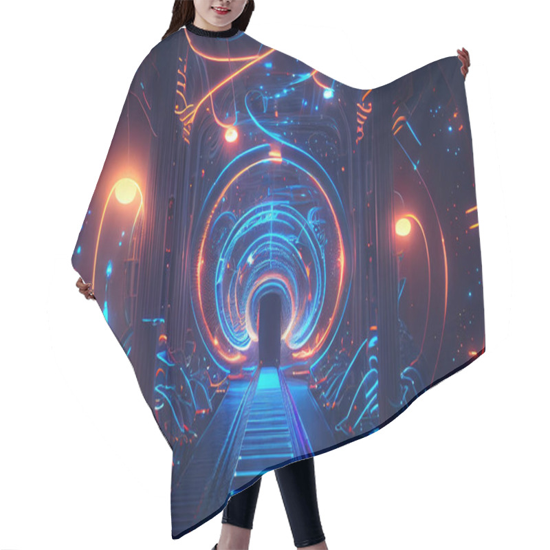 Personality  Interdimensional Travel And Parallel Universes, Illustration Hair Cutting Cape