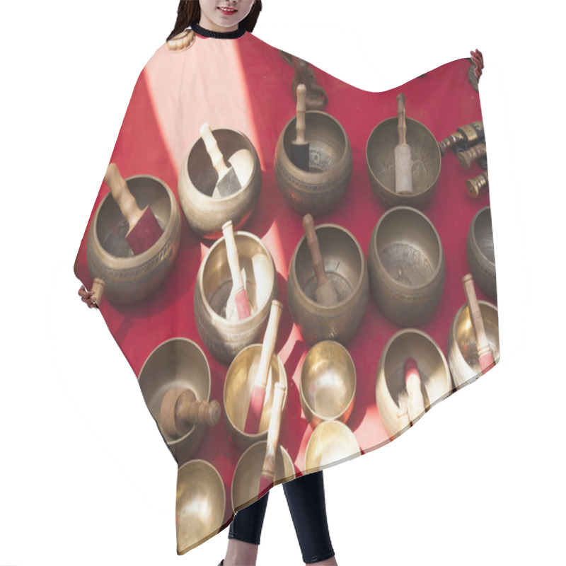 Personality  Singing Bowls On The Market Hair Cutting Cape