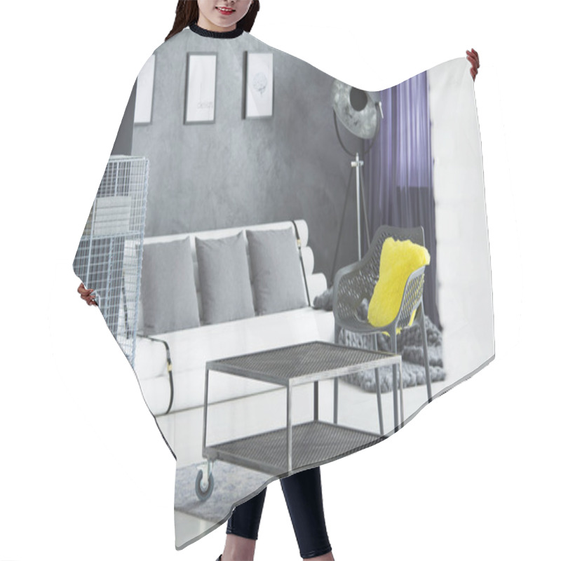 Personality  DIY Sofa And Metal Furniture Hair Cutting Cape