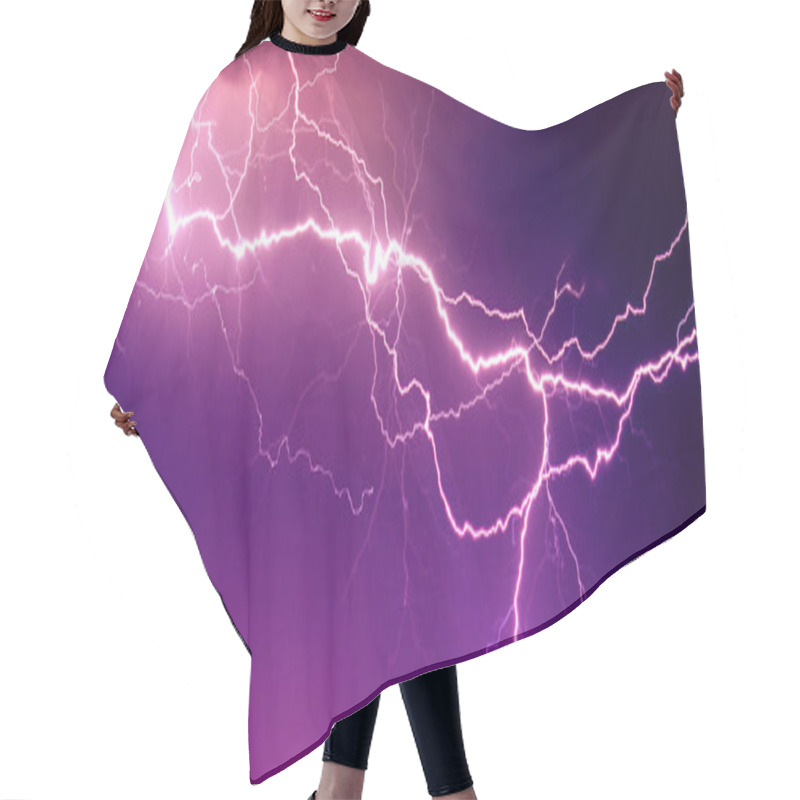 Personality  Lightning On The Sky Hair Cutting Cape