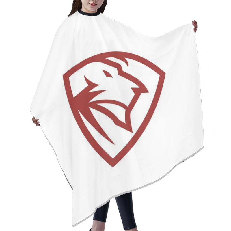 Personality  Lion Logo Template Hair Cutting Cape