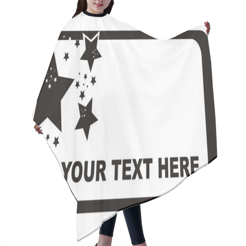 Personality  Abstract Stars Frame Hair Cutting Cape