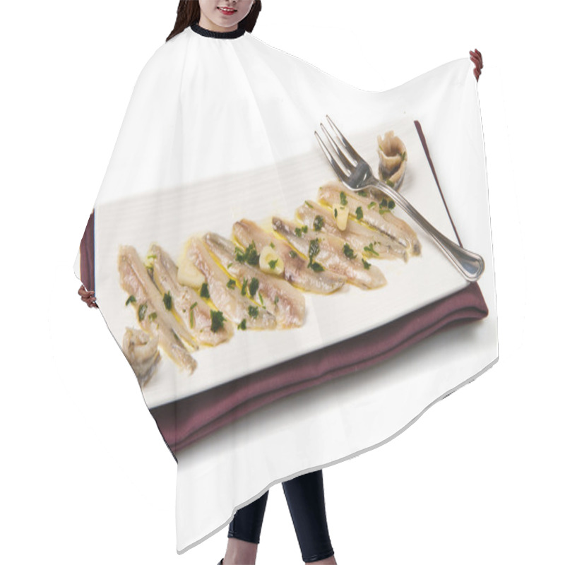 Personality  Marinated Anchovies Hair Cutting Cape